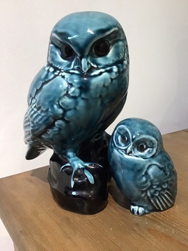 Pair poole pottery - poole,