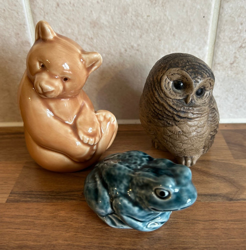 Poole pottery stoneware owl - pottery,