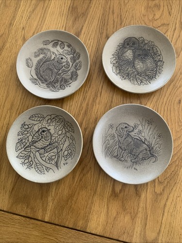 Vintage poole pottery plates - 4,