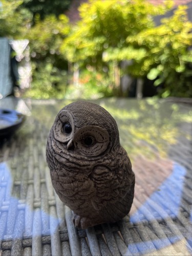 Poole pottery owl brown - owl,