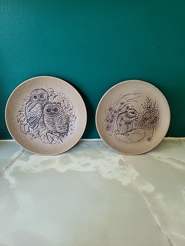 13cm poole pottery plates - 2,